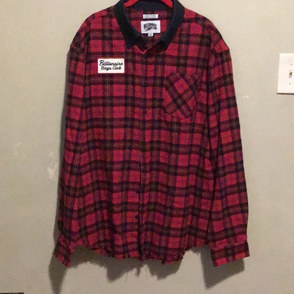 Billionaire Boys Club button flannel men’s xxl